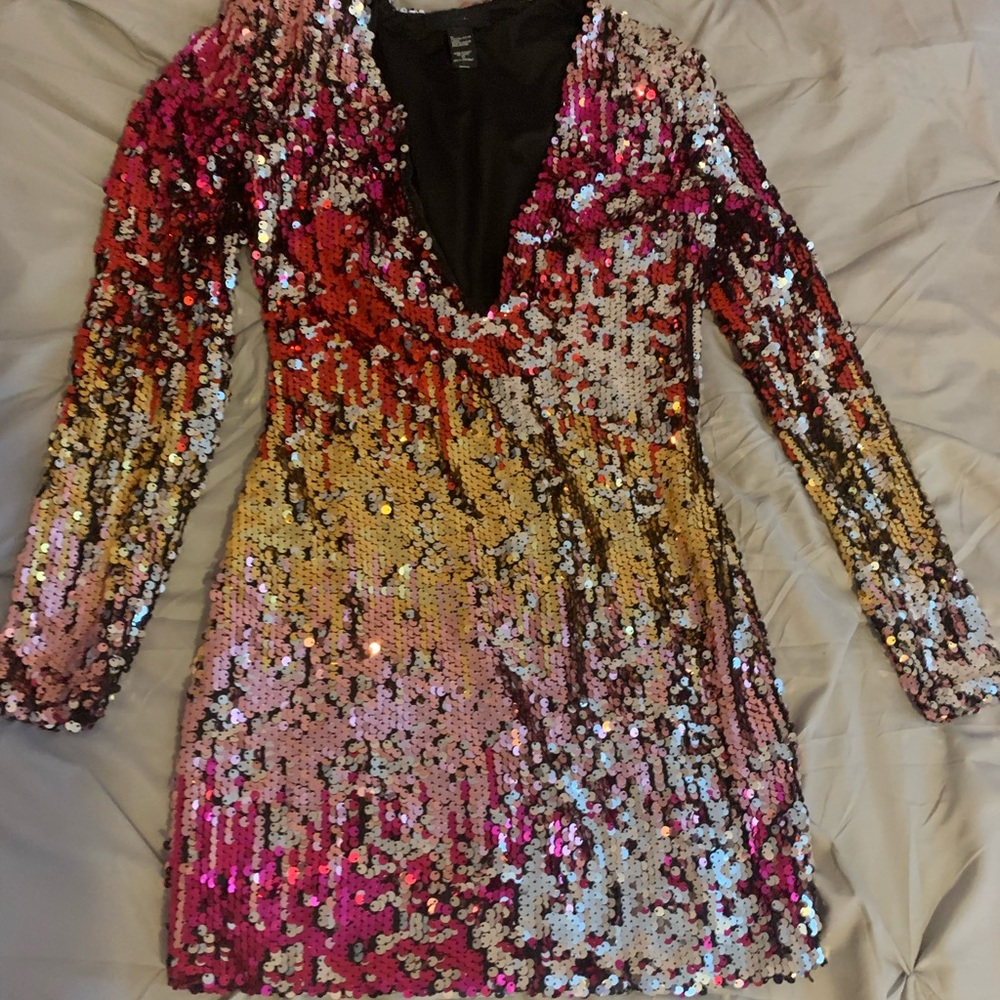 Sequin hours dress